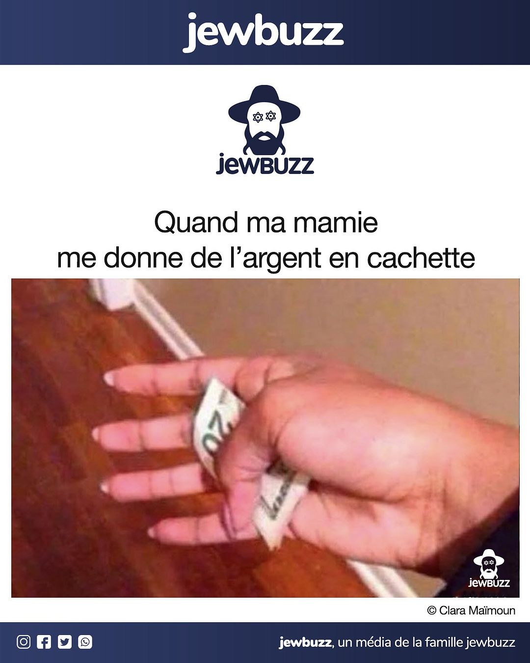 Le premier mème publié par jewbuzz