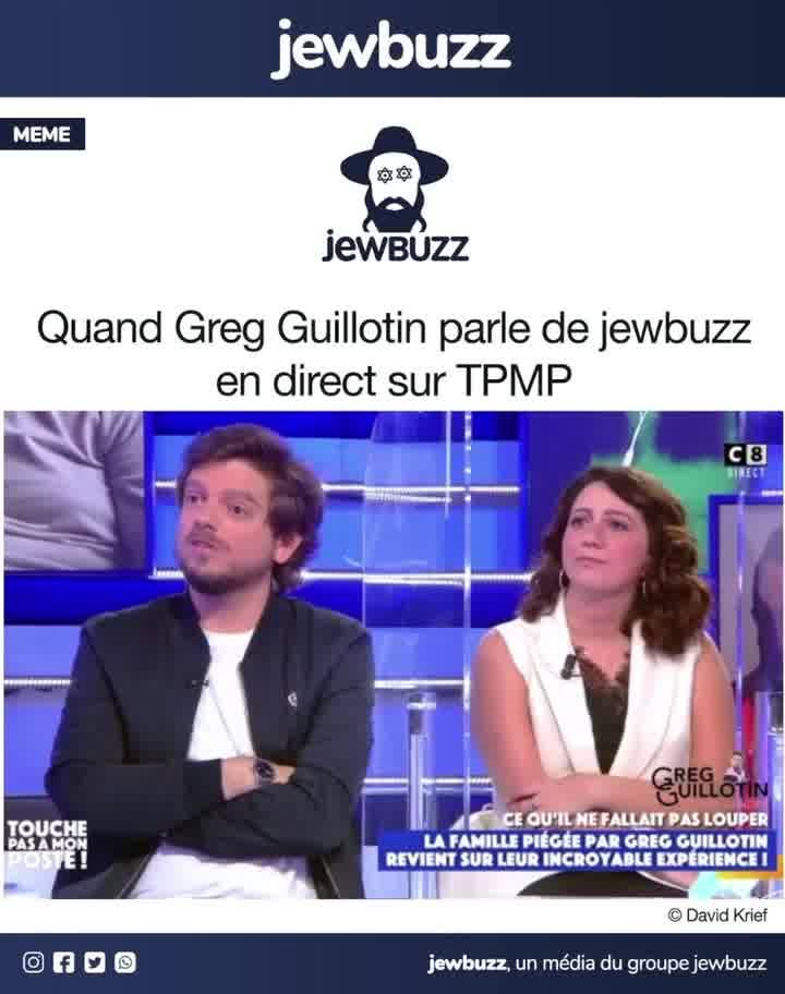 La caméra cachée de Greg Guillotin préparée avec jewbuzz