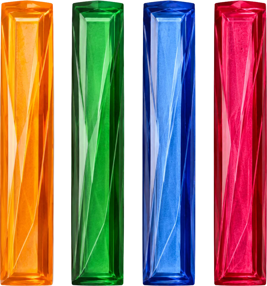 The Mezuzah, les quatre coloris de la mezouza Richard Orlinski
