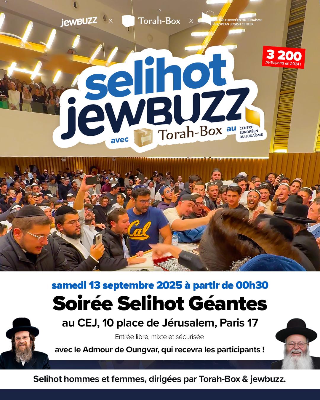Selihot jewbuzz à Paris