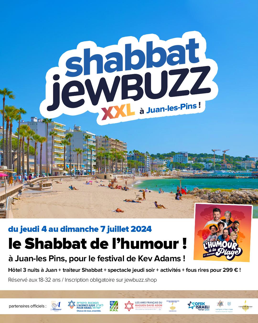 Shabbat jewbuzz XXL à Juan-les-Pins